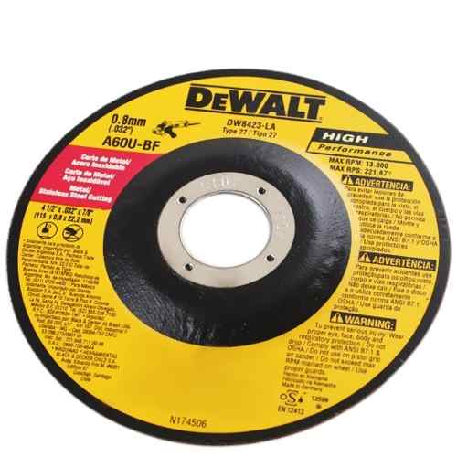 Disco Conico Corte Ace/Inox 4-1/2"x0.32"   DW8423  Dewalt