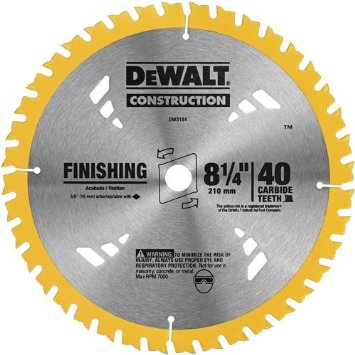 Disco Sierra 8 1/4" x 40 D Madera Fina DWA181440 Dewalt