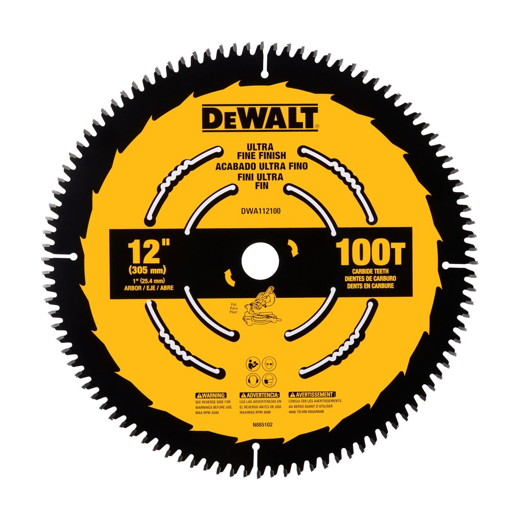 Disco Sierra Circular 12" x 100 DWA112100 Dewalt