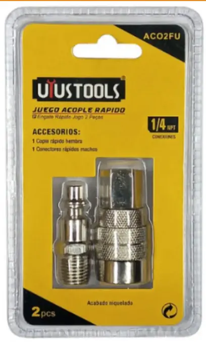 Acople Rapido 2 Piezas Aco2Fu UYUS