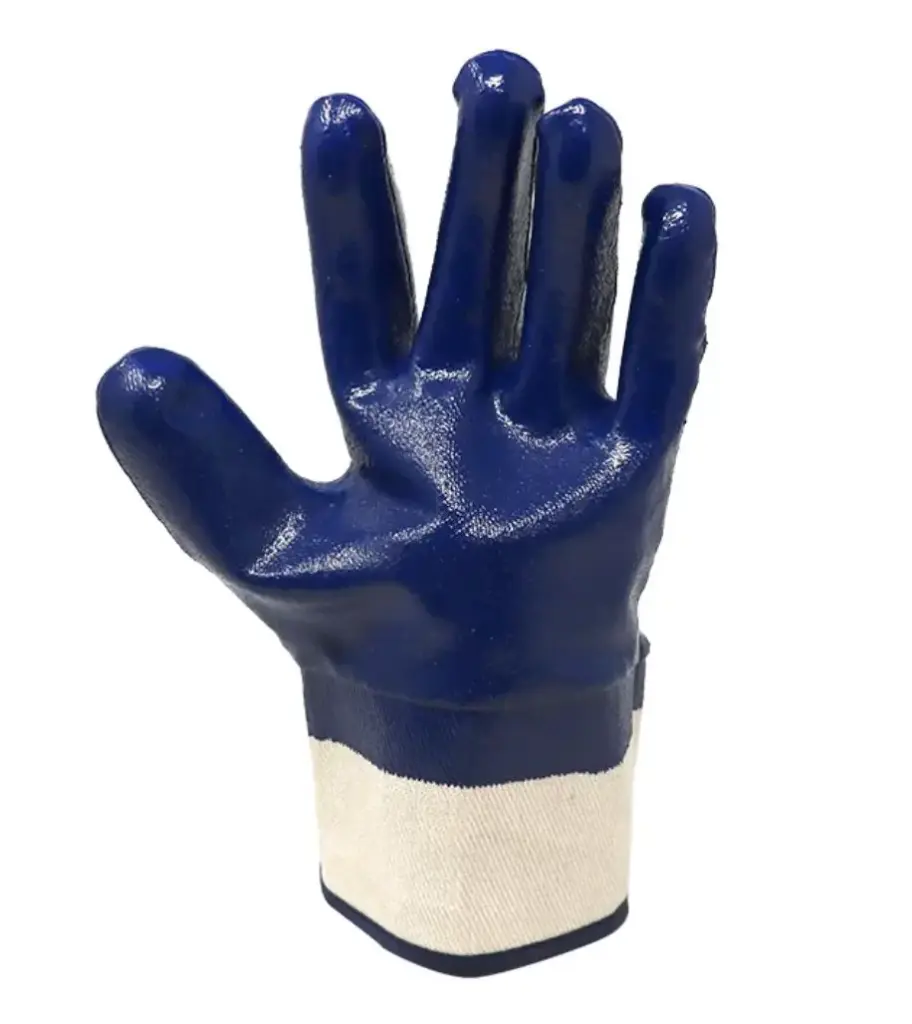Guante Nitrilo Azul Heavy-Duty CE EN388 XL SG